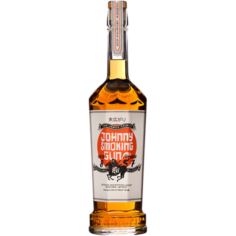 Two James Johnny Smoking Gun Whiskey 750ml