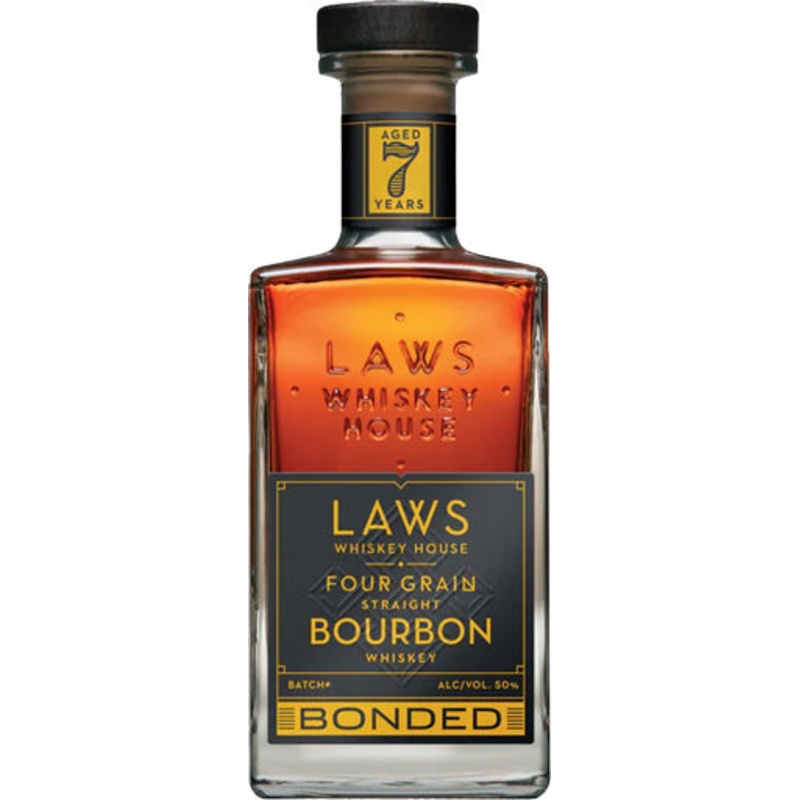 A.D. Laws Four Grain Bonded Bourbon Whiskey 7 Year Old 750ml