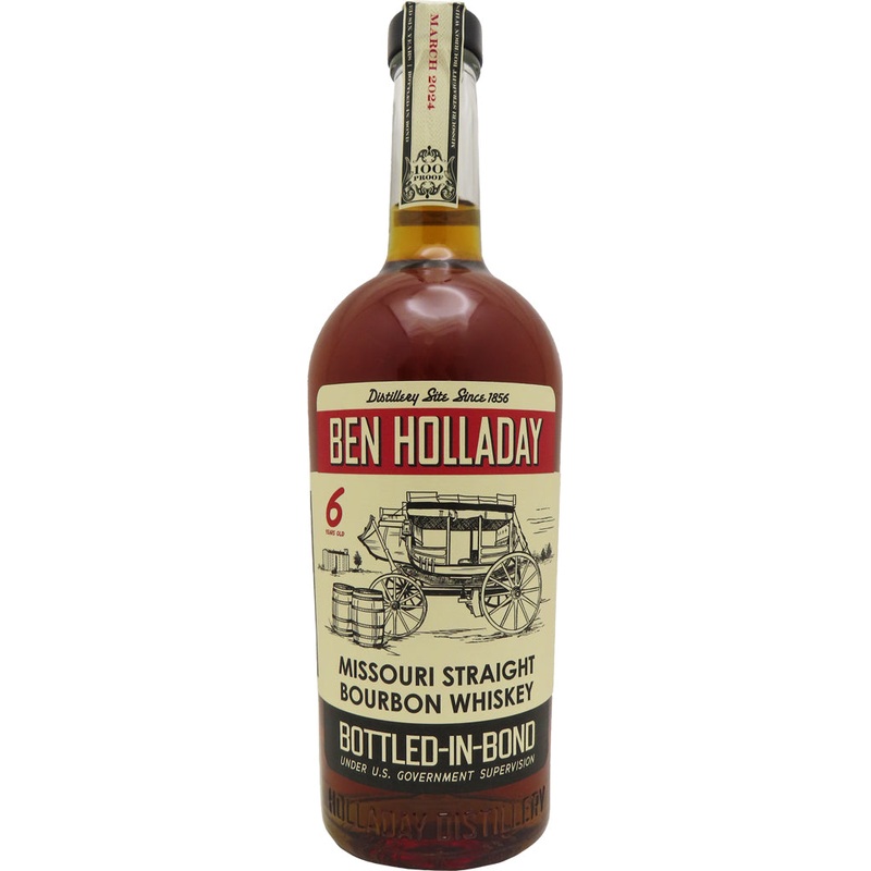 Ben Holladay Bottled in Bond 6 Year Old Missouri Straight Bourbon Whiskey 750ml