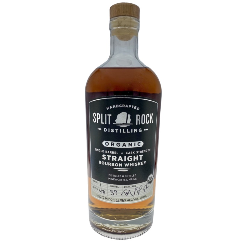Split Rock Single Barrel Cask Strength Bourbon Whiskey 750ml