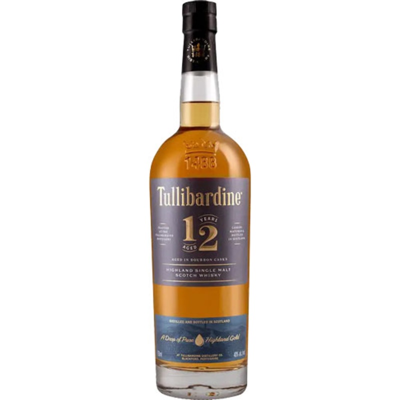 Tullibardine Single Malt Scotch Whiskey 12 Year Old 750ml