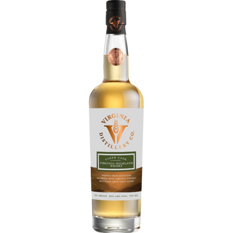 Virginia Distillery Co Cider Cask Finish Virginia Highland Whisky 750ml