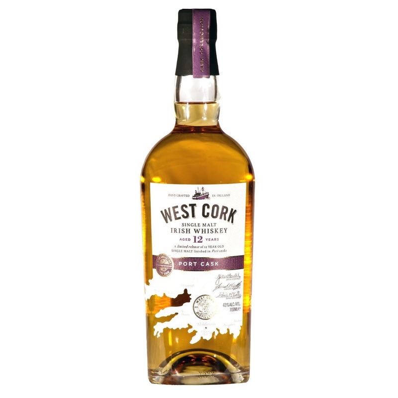 West Cork Single Malt Irish Whiskey 12Yr Port Cask 750ml