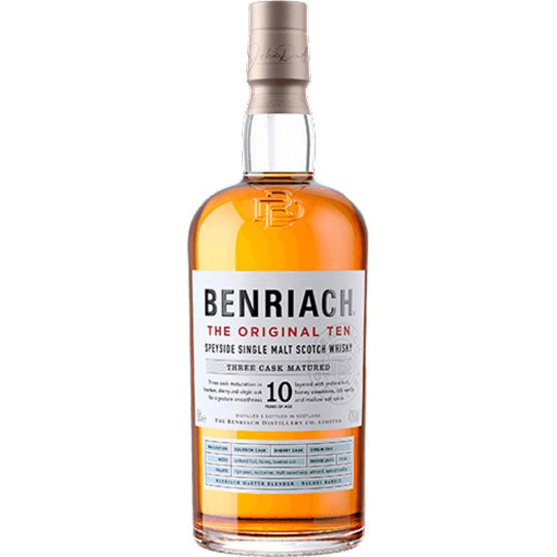 Benriach 10 Year Old Single Malt Whisky 750ml