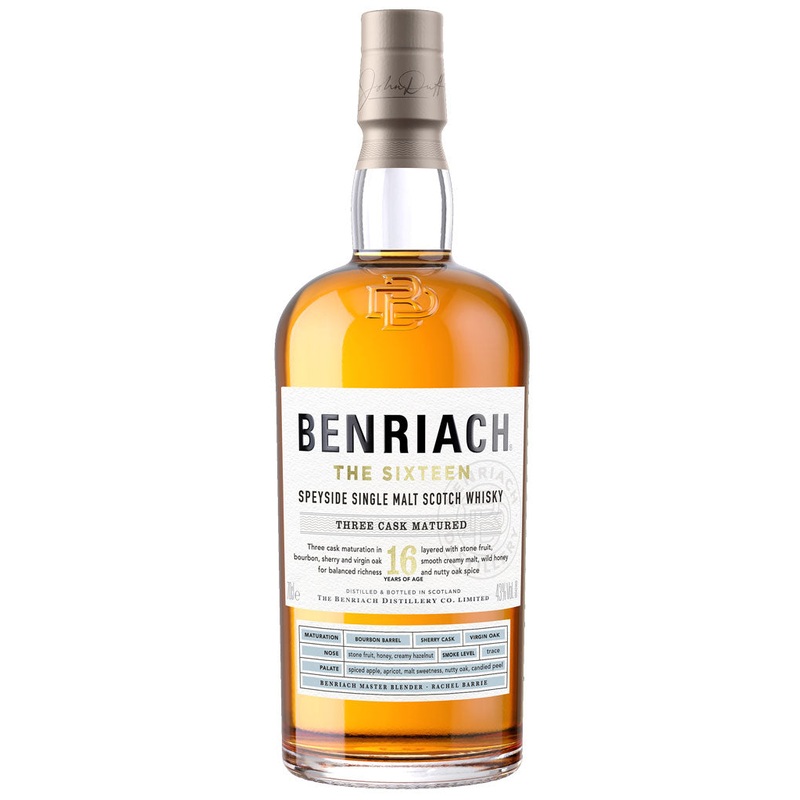 Benriach The Sixteen 3 Cask Matured 16 Year Old Single Malt Whisky 750ml