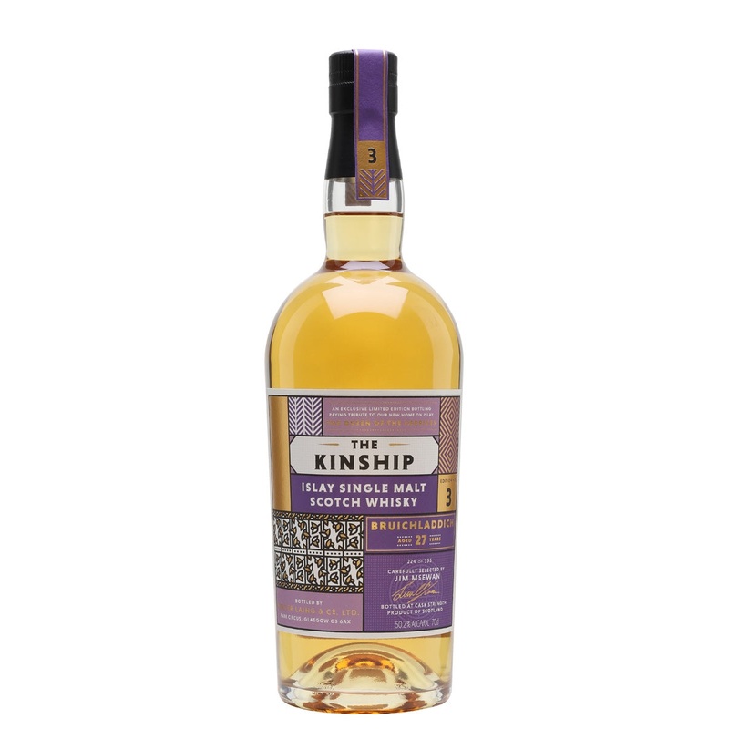 Bruichladdich 27 Year Old Kinship 2019 Release Single Barrel 50.2% Cask Strength Single Malt Whisky 1991 700ml