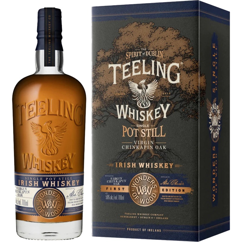 Teeling "Wonders Of Wood" Virgin Chinkapin Oak Pot Still Irish Whiskey 700ml