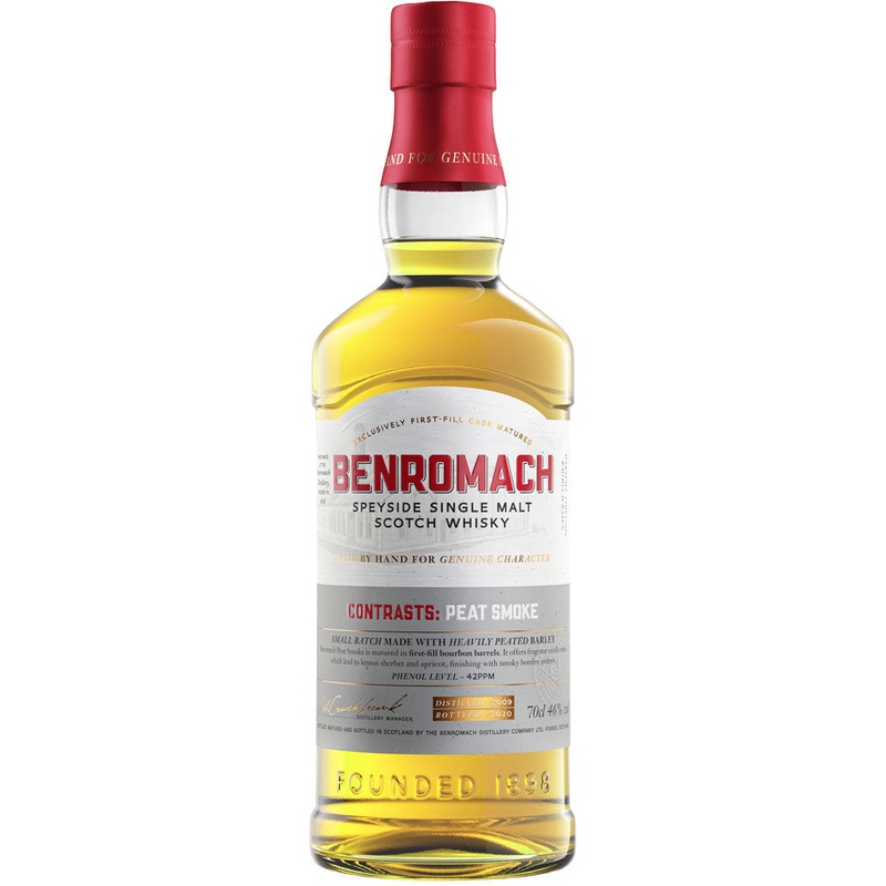 Benromach Peat Smoke SIngle Malt Scotch Whisky 2009 750ml