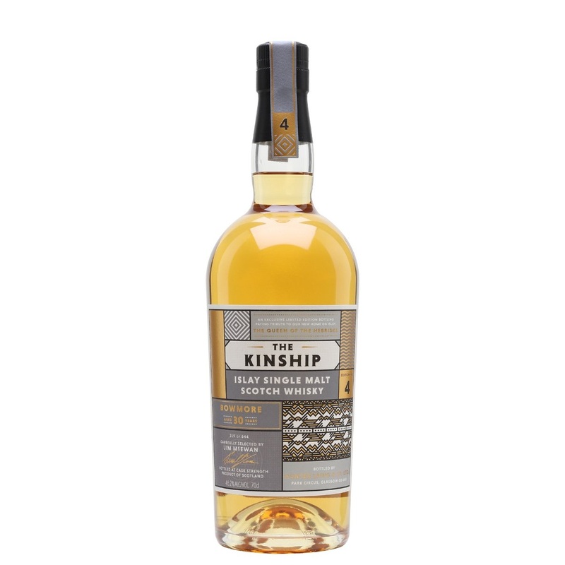Bowmore 30 Year Old "Kinship" Single Barrel 48.5% Cask Strength Single Malt Whisky 1989 700ml