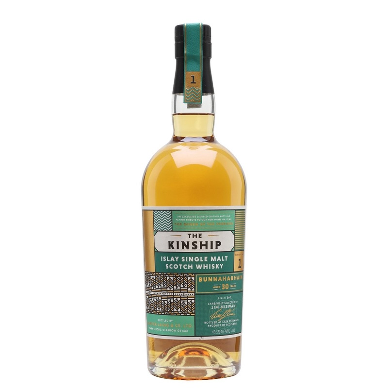 Bunnahabhain 30 Year Old Kinship 2019 Release Single Barrel 48.5% Cask Strength Single Malt Whisky 1989 700ml
