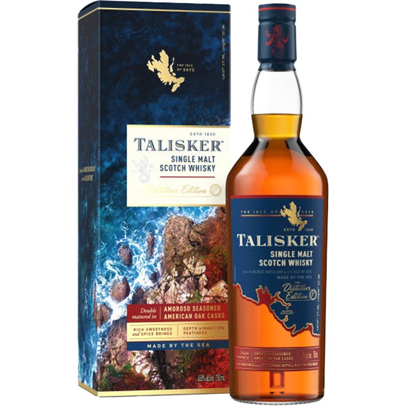 Talisker Distillers Edition Double Matured Amoroso Seasoned American Oak Casks Single Malt Whisky 750ml
