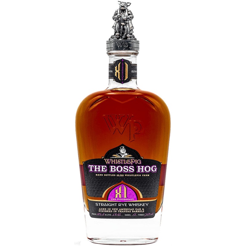 Whistlepig "The Boss Hog The Juggernaut XI' Finished in Thandai Barrel Straight Rye Whiskey 750ml