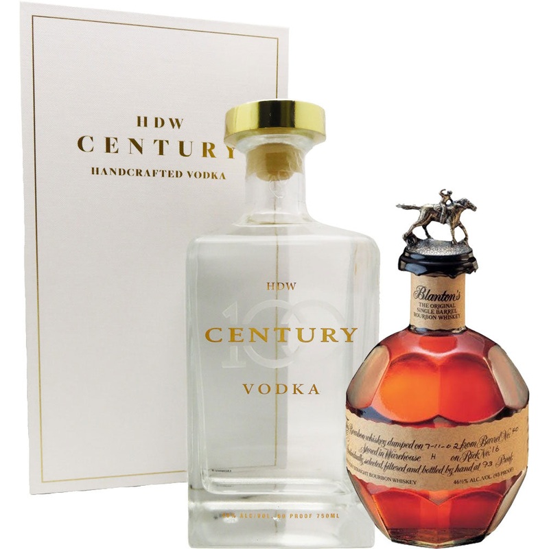 Blanton's 'Mission Barrel Select' 375ml & Harlen Wheatley Century Vodka Combo