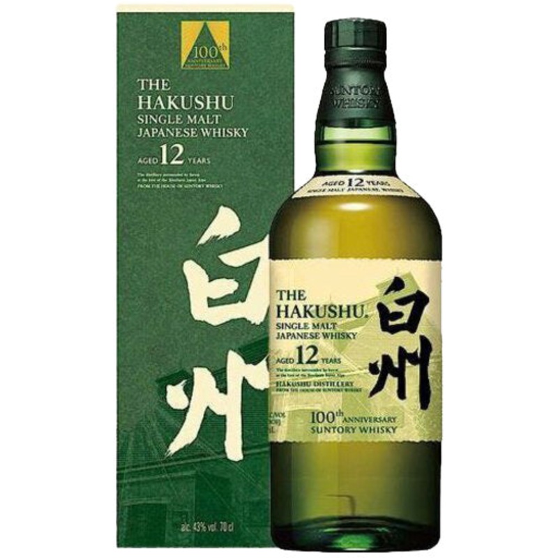 Suntory Hakushu Single Malt 12 Year Old 100th Anniversary 750ml