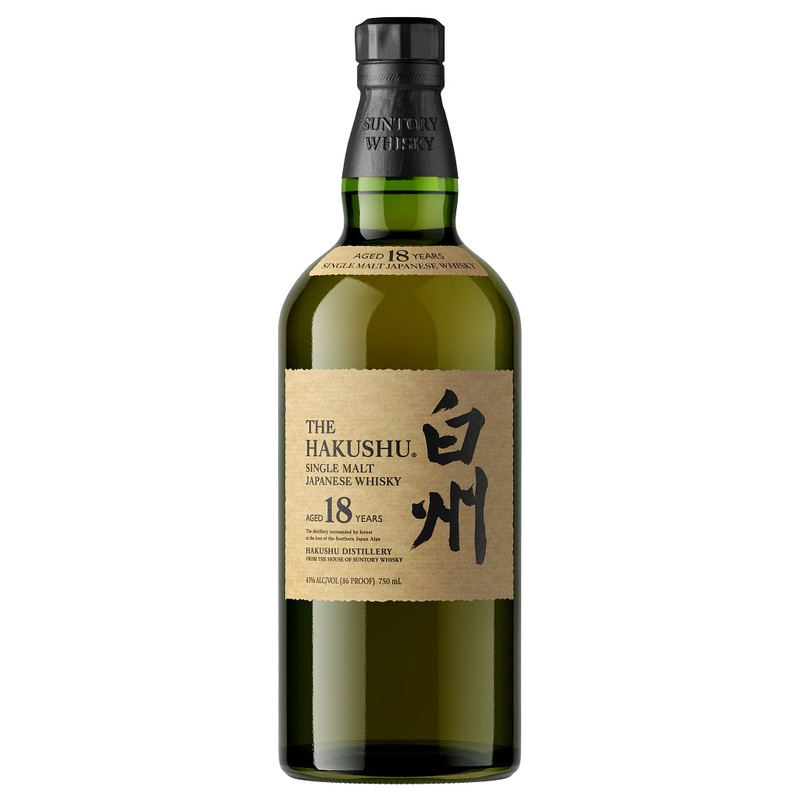 Suntory Hakushu Single Malt 18 Year Old 750ml
