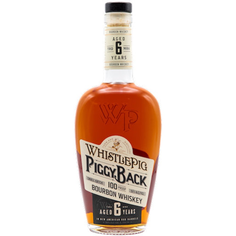 Whistlepig Piggy Back Bourbon Whiskey 6 Year Old 750ml