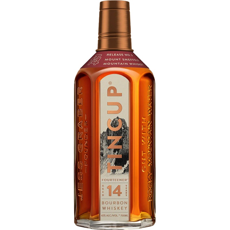 Tin Cup Fourteener 14 Year Old Bourbon Whiskey 750ml