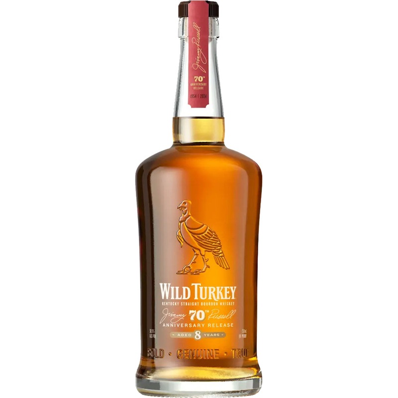 Wild Turkey Jimmy Russell's 70th Anniversary 8 Year Old Bourbon Whiskey 750ml