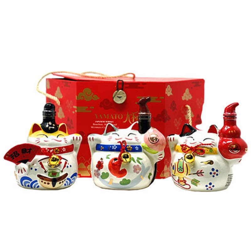 Yamato Three Cats Japanese Whisky 3pk