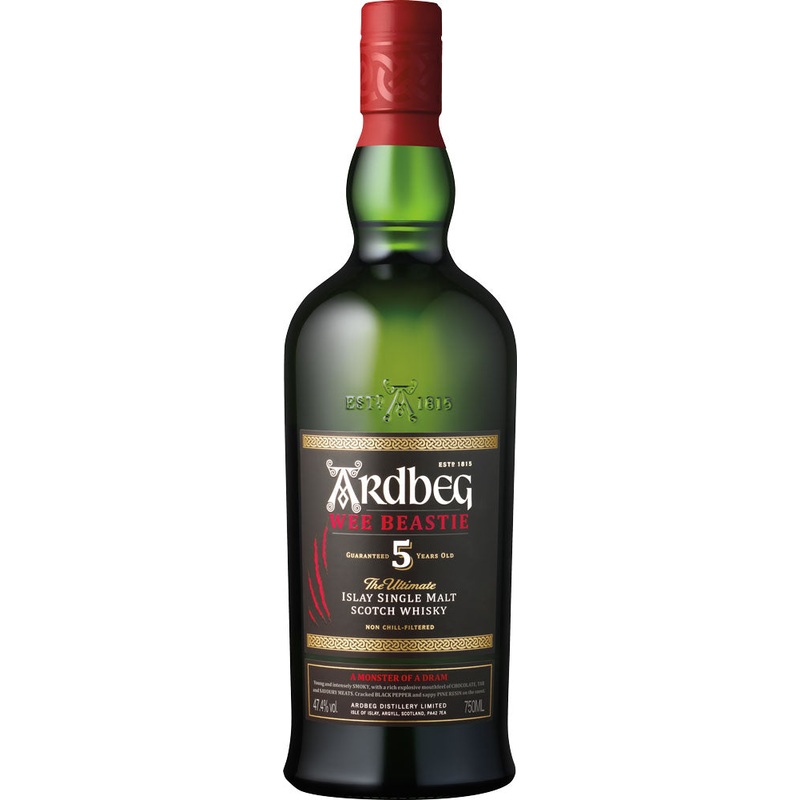Ardbeg Wee Beastie 5 Year Old Single Malt Whisky 750ml