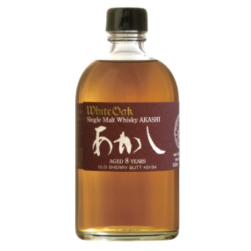 Akashi White Oak Sherry Cask 5 Year Old Japanese Single Malt Whisky 750ml