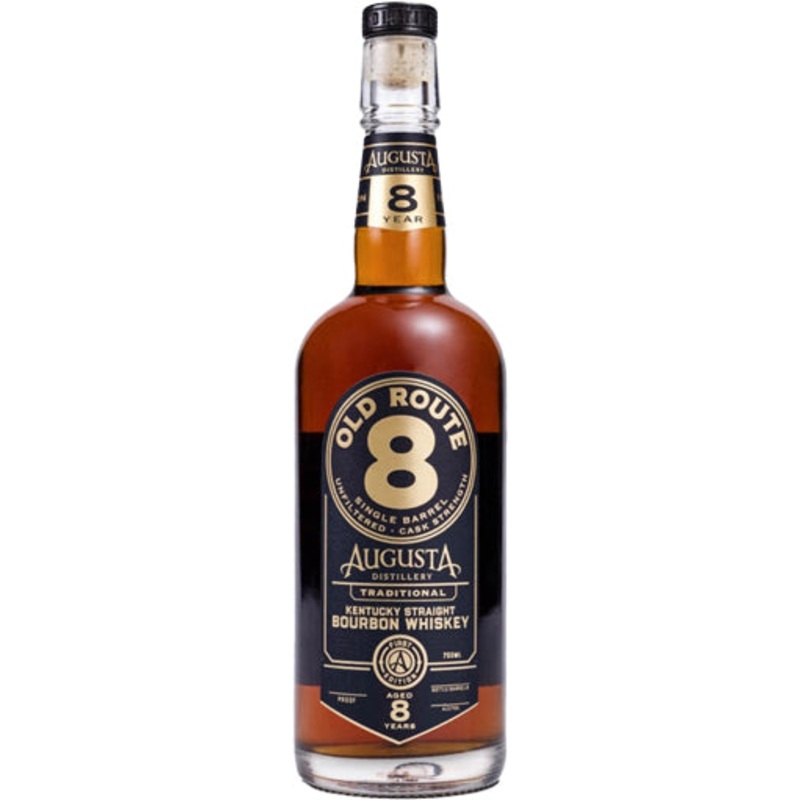 Augusta Old Route 8 Cask Strength 8 Year Old Straight Bourbon Whiskey 750ml