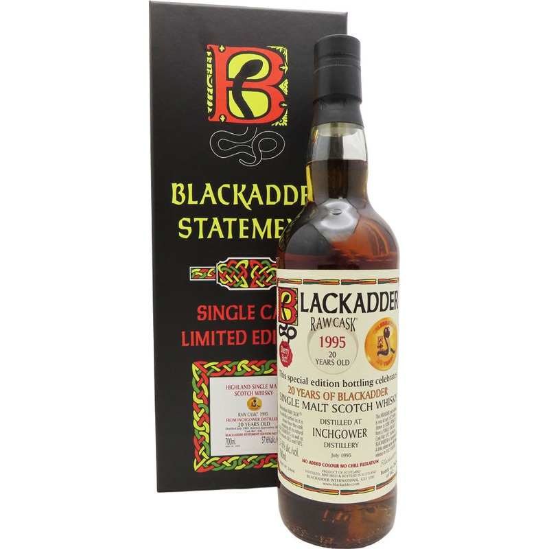 Blackadder Statement Inchgower 1995 Single Malt Whisky 20 Year Old 700ml