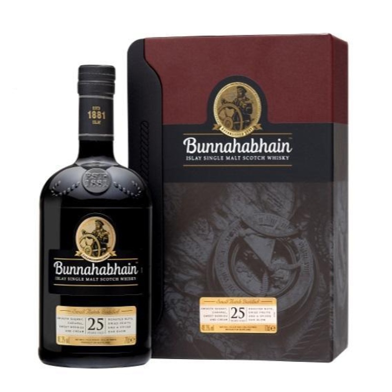 Bunnahabhain 25 Year Old Single Malt Whisky 750ml