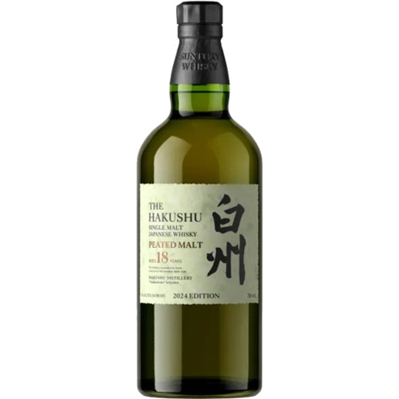 Suntory Hakushu Single Malt 18 Year Old Peated Malt 2024 Whisky 700ml
