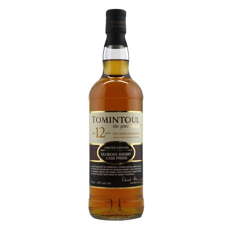 Tomintoul Single Malt Scotch 12 Year Old Oloroso 750ml