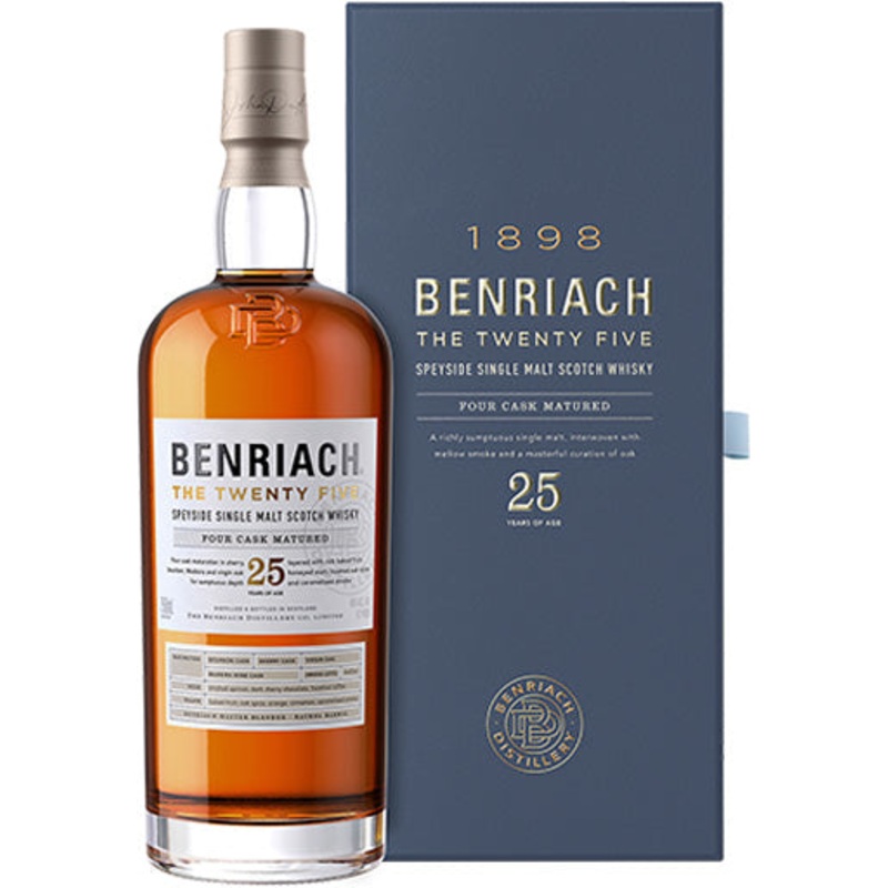 Benriach 25 Year Old Single Malt Whisky 700ml