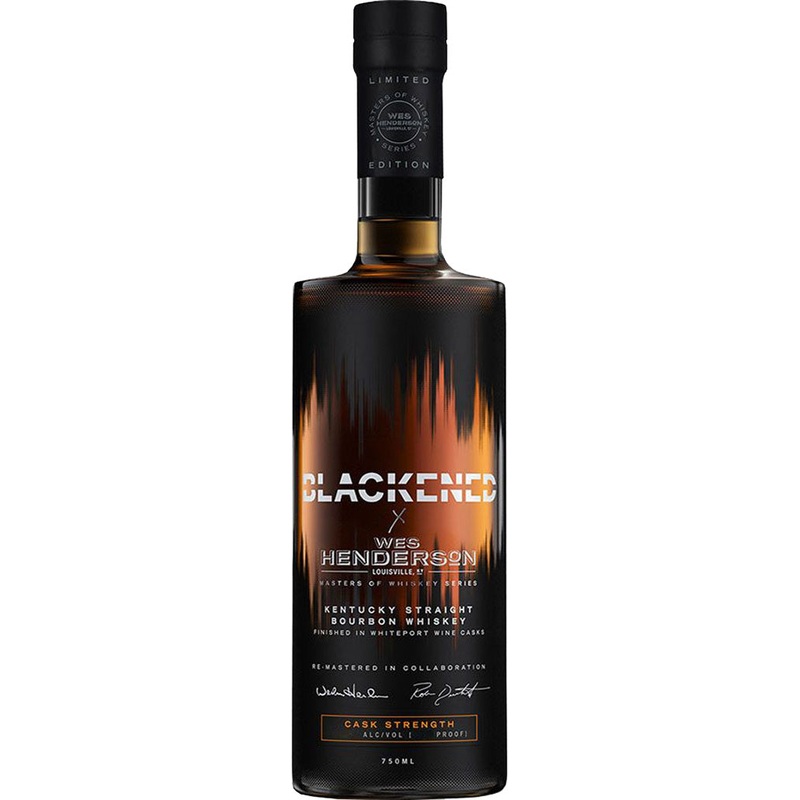 Blackened x Wes Henderson Straight Bourbon Whiskey 750ml
