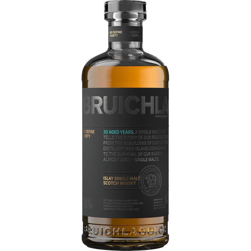Bruichladdich 30 Year Old Single Malt Whiskey 750ml
