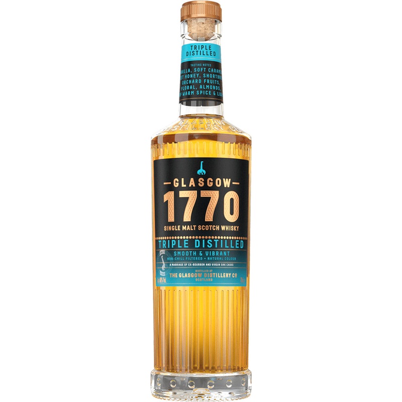 The Glasgow 1770 Triple Distilled Single Malt Whisky 700ml