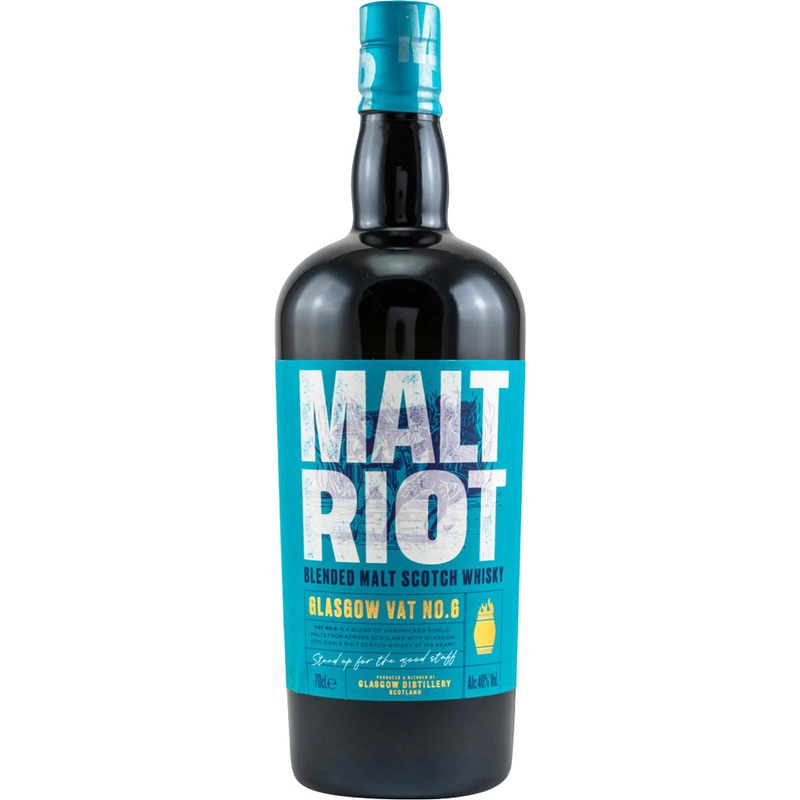 The Glasgow Malt Riot Vat #6 Blended Malt Whisky 700ml