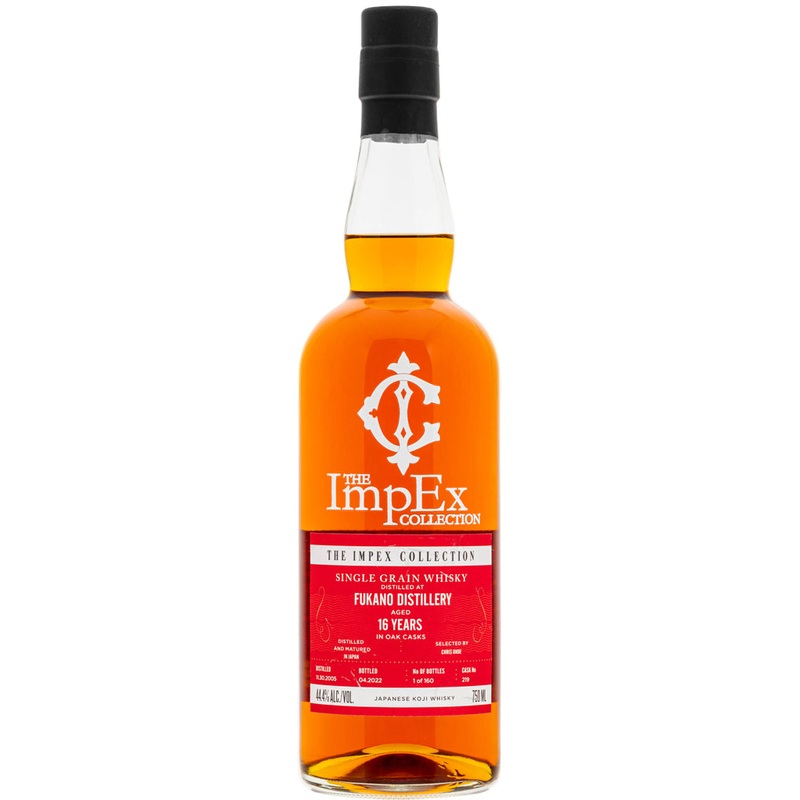 The ImpEx Collection Fukano Oak Cask Single Grain Whisky 16 Year Old 750ml
