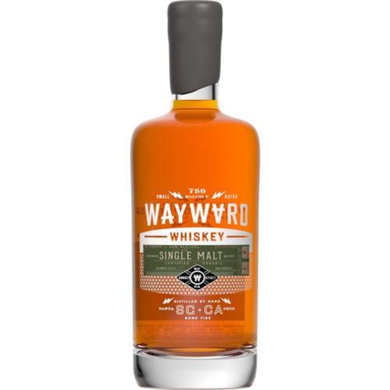 Wayward Organic Single Malt 92 Proof 750ml