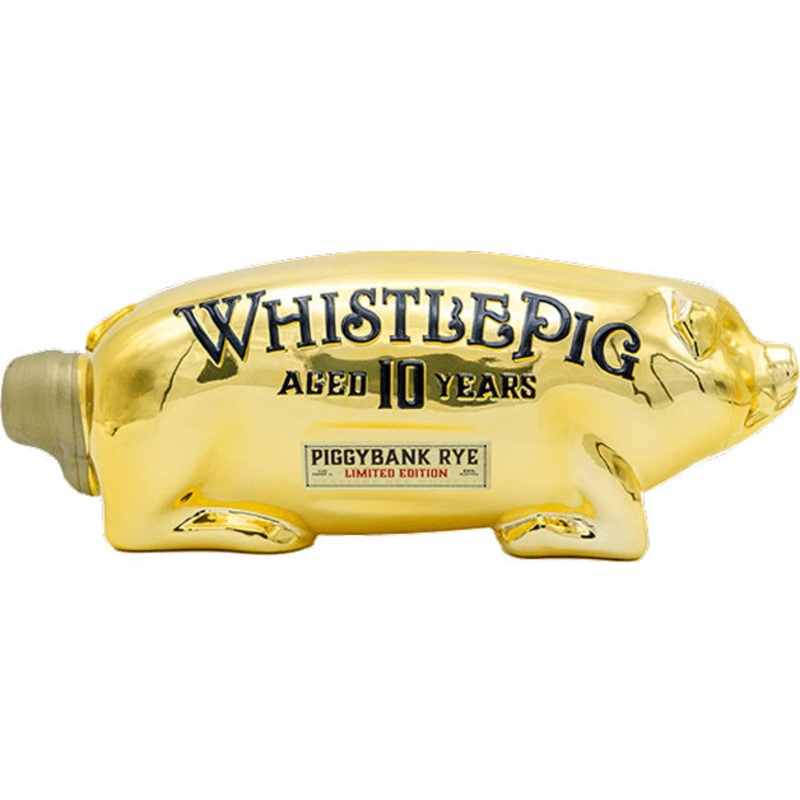Whistlepig Piggybank Rye Gold Edition 10 Year Old 1L