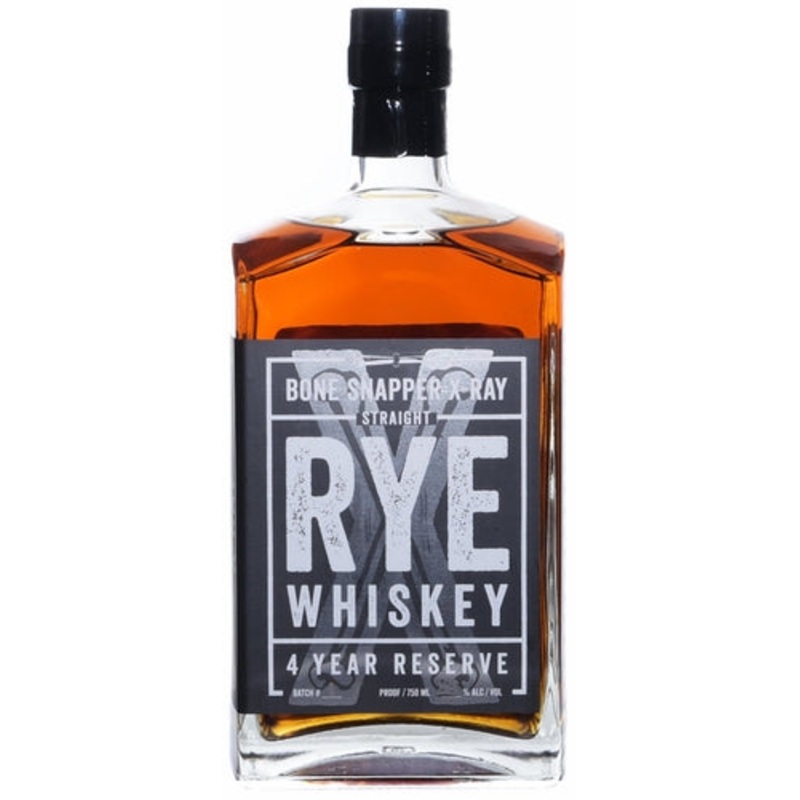 Backbone Snapper X-Ray Rye Whiskey 4 Year Old 750ml