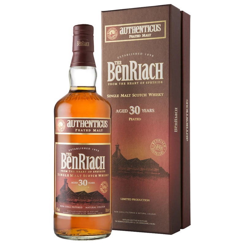 Benriach Authenticus Peated 30 Year Old Single Malt Whisky 750ml