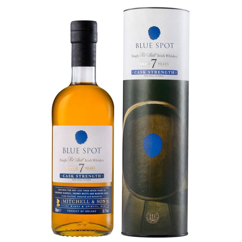 Blue Spot Irish Whiskey Cask Strength 7 Year Old 750ml