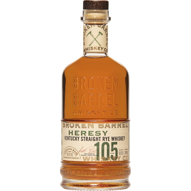 Broken Barrel Heresy Rye Whiskey 750ml