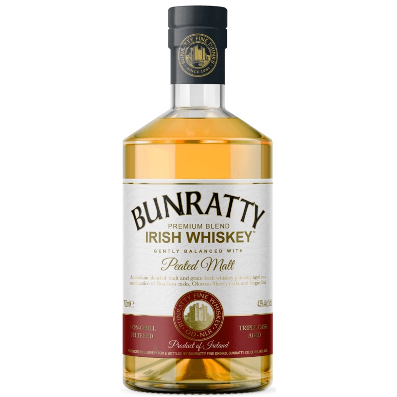 Bunratty Triple Cask Peated Irish Whiskey 750ml