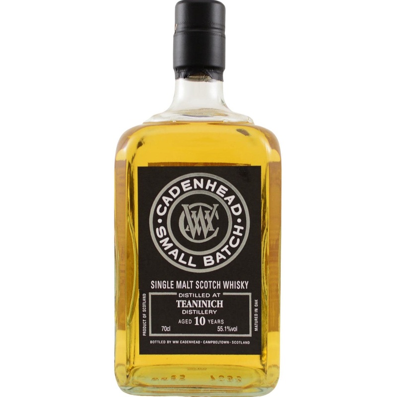 Cadenhead Teanninch Single Malt Whiskey 10 Year Old 750ml