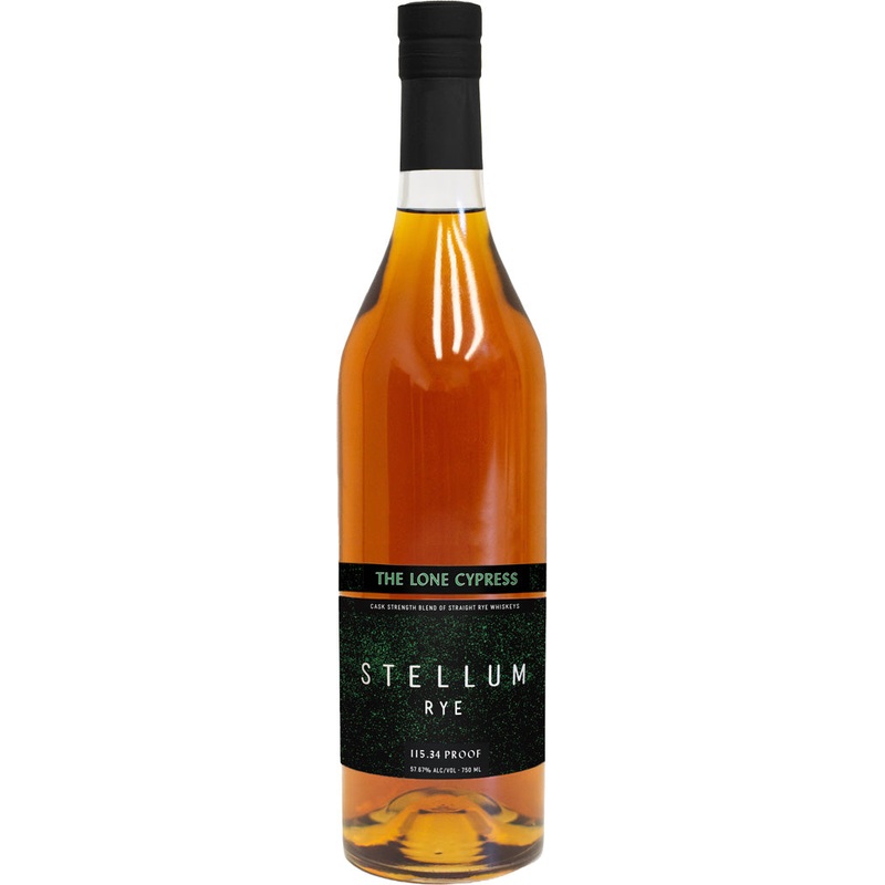 Stellum The Lone Cypress Cask Strength Rye Whiskey 750ml