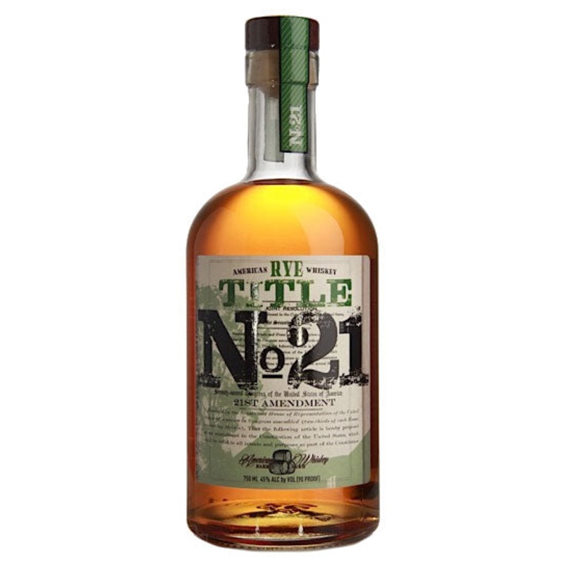 Title 21 American Rye Whiskey 750ml