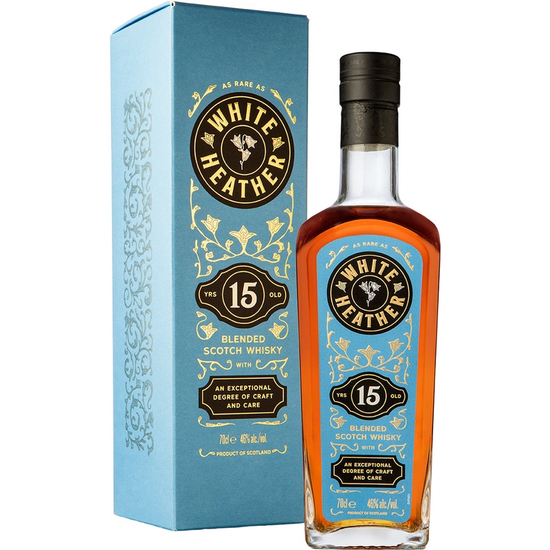 White Heather 15 Year Old Blended Scotch Whisky 700ml
