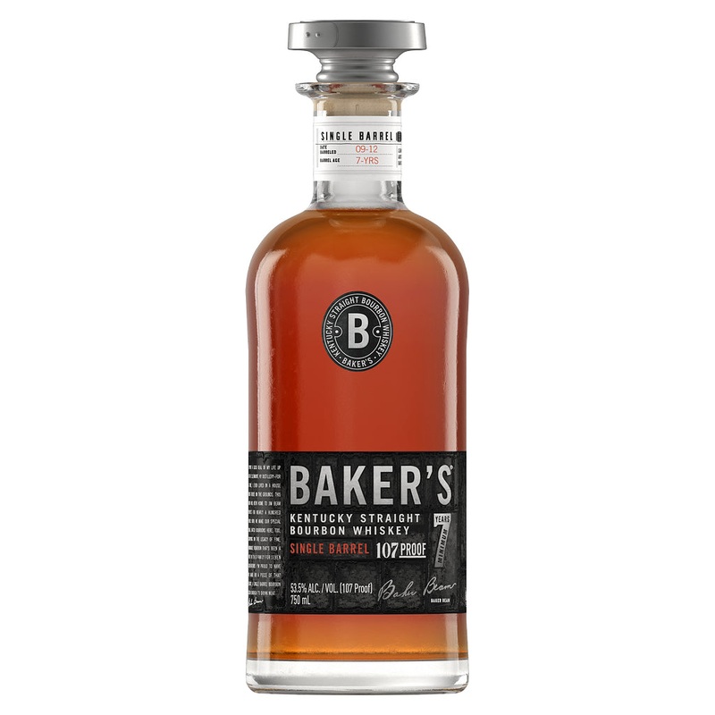 Baker's Bourbon Single Barrel Kentucky Bourbon 7 Year Old 107 Proof 750ml