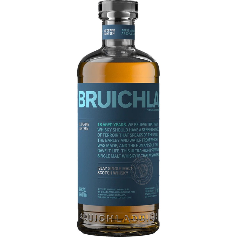 Bruichladdich Islay Single Malt Whiskey 18 Year Old 750ml