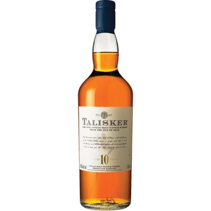 Talisker 10 Year Old Single Malt Whisky 750ml